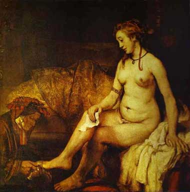 Bathsheba 1654, Louvre, Paris 