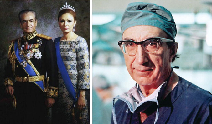 DeBakey ve ekibi Rıza Pehlevi