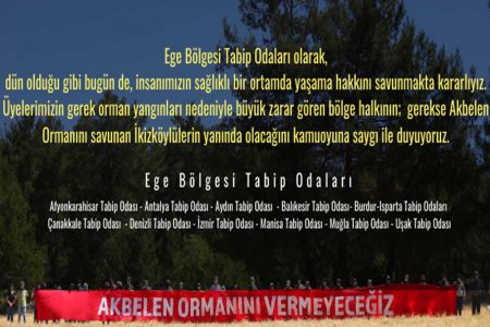 Kamuoyuna: Akbelen Ormanları Yok Edilemez!