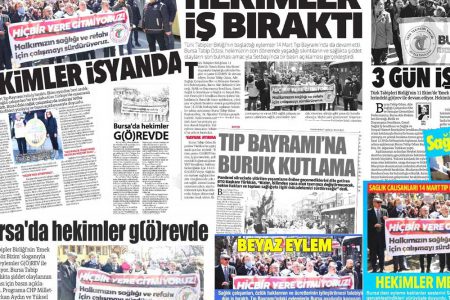 Eylemimiz Manşetlerde!