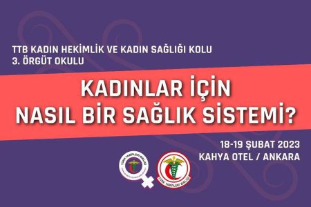 Kadın Hekimlik ve Kadın Sağlığı Kolu 3. Örgüt Okulu 2. Duyuru