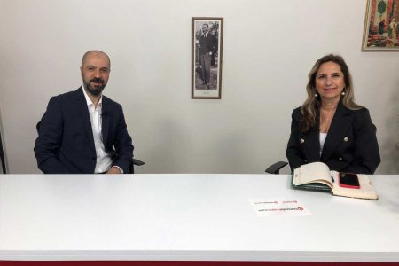 BTO Başkanı Dr. Levent Tufan Kumaş Aysın Komitgan’ın Konuğu Oldu