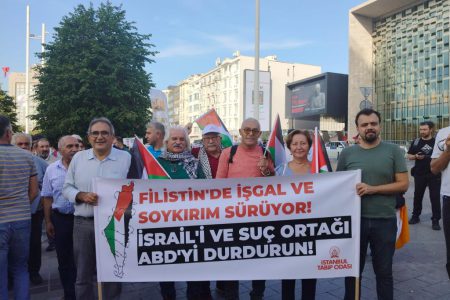 İstanbul’da Filistin İçin Yürüyüş: İsrail’i ve Suç Ortağı ABD’yi Durdurun!