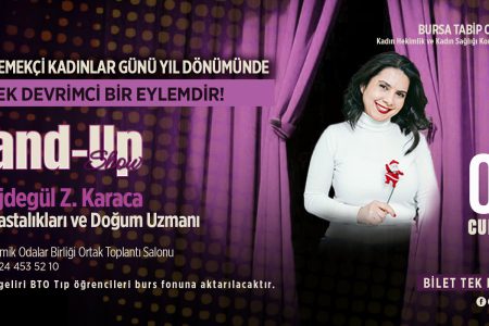 Dünya Kadınlar Günü’nde Dr. Müjdegül  Z. Karaca’dan Stan-Up Gösterisi