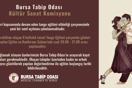 Tango Eğitimimiz Başlıyor!
