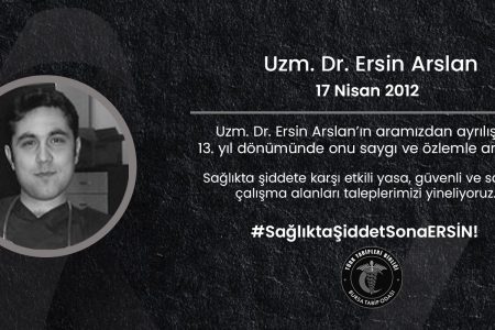 Dr. Ersin Arslan’ı saygıyla anıyoruz!